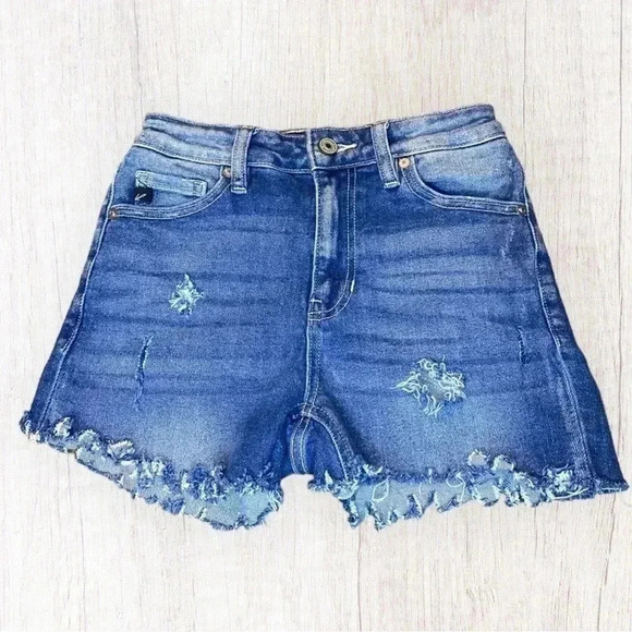 KanCan Pants - Kancan frayed shorts